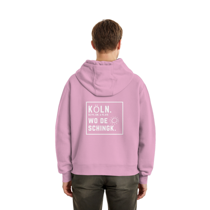 Wo de Sonn schingk - Köln Druck Rücken  - Fluffy Boxcut Zipper