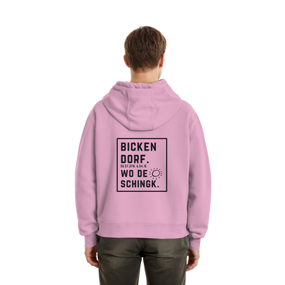 Wo de Sonn schingk - Bickendorf Druck Rücken - Fluffy Boxcut Zipper