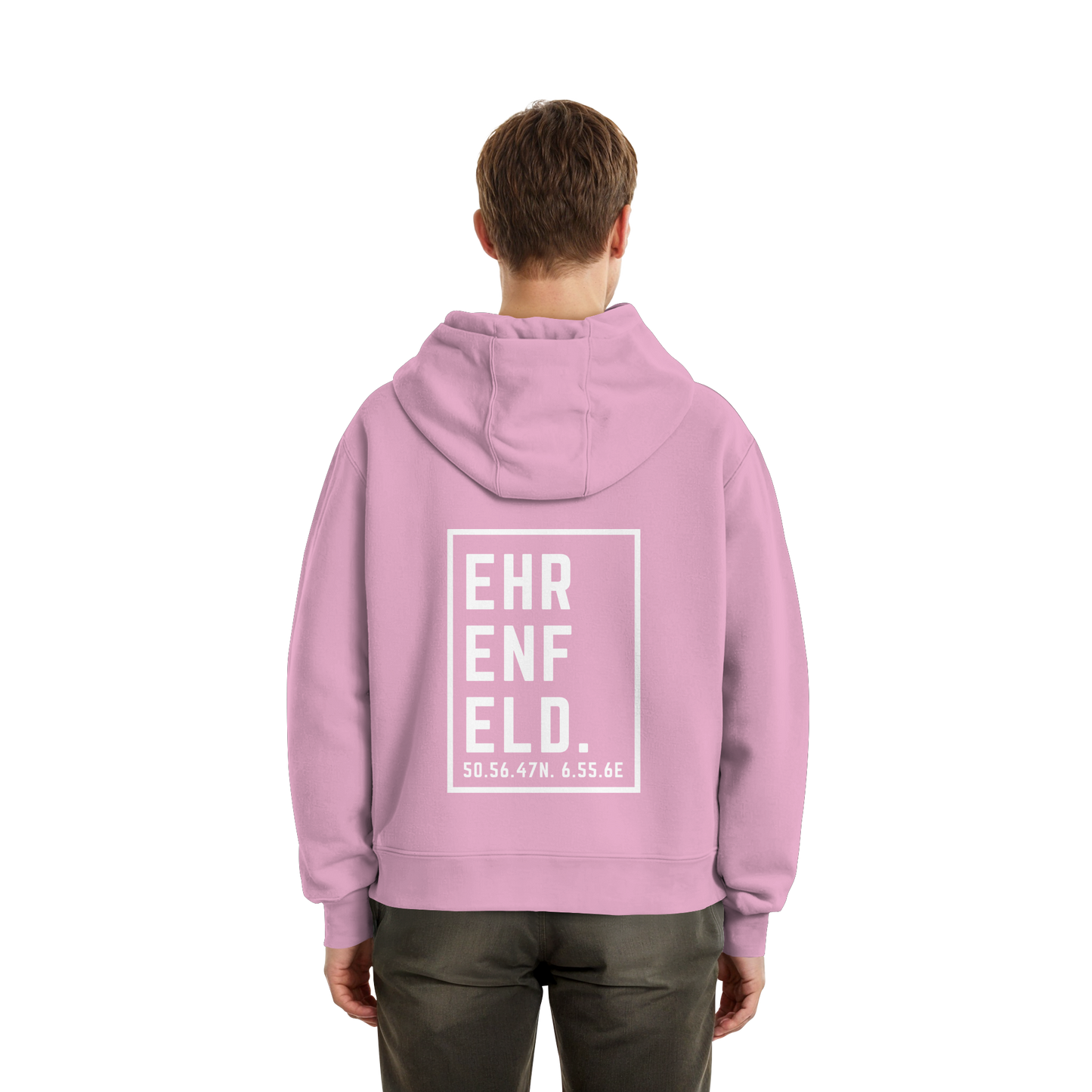 Ehrenfeld Koordinaten (großer Druck auf dem Rücken) - Fluffy Boxcut Zipper