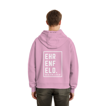 Ehrenfeld Koordinaten (großer Druck auf dem Rücken) - Fluffy Boxcut Zipper