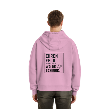 Wo de Sonn schingk - Ehrenfeld Druck Rücken - Fluffy Boxcut Zipper