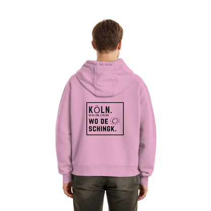 Wo de Sonn schingk - Köln Druck Rücken  - Fluffy Boxcut Zipper