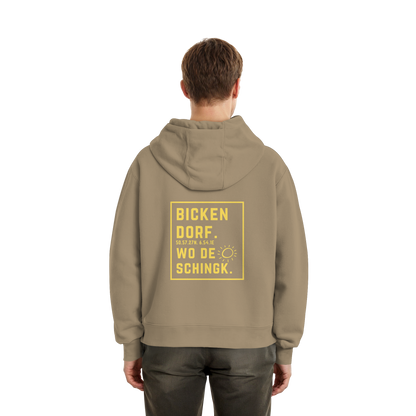 Wo de Sonn schingk - Bickendorf Druck Rücken - Fluffy Boxcut Zipper