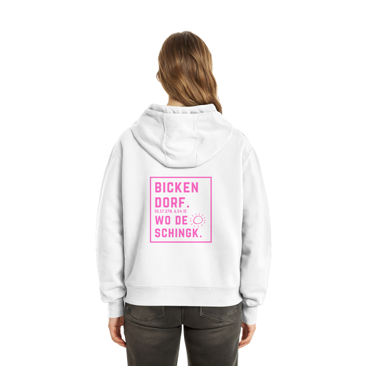 Wo de Sonn schingk - Bickendorf Druck Rücken - Fluffy Boxcut Zipper