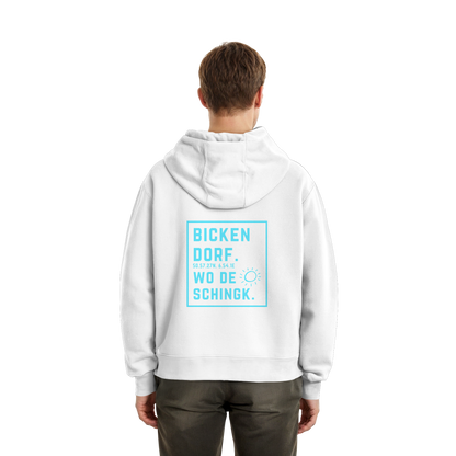 Wo de Sonn schingk - Bickendorf Druck Rücken - Fluffy Boxcut Zipper