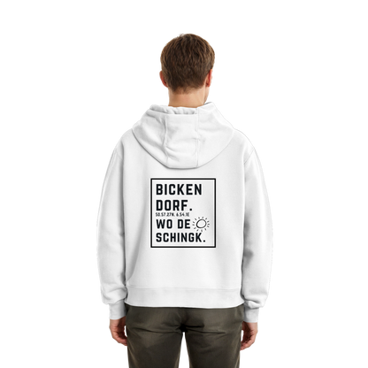 Wo de Sonn schingk - Bickendorf Druck Rücken - Fluffy Boxcut Zipper