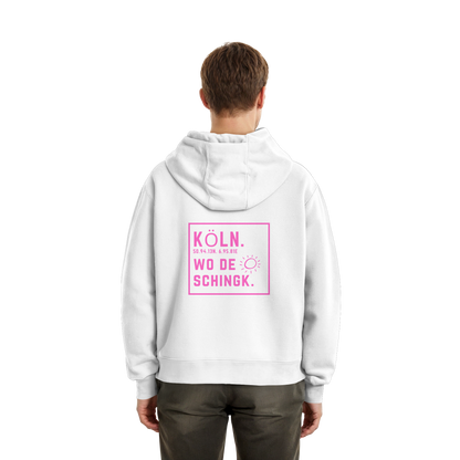 Wo de Sonn schingk - Köln Druck Rücken - Fluffy Boxcut Zipper