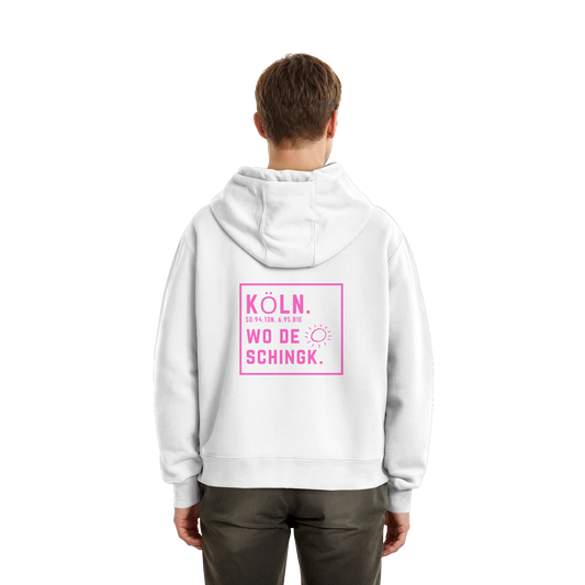 Wo de Sonn schingk - Köln Druck Rücken - Fluffy Boxcut Zipper