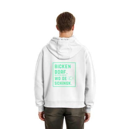 Wo de Sonn schingk - Bickendorf Druck Rücken - Fluffy Boxcut Zipper