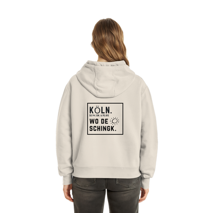Wo de Sonn schingk - Köln Druck Rücken  - Fluffy Boxcut Zipper