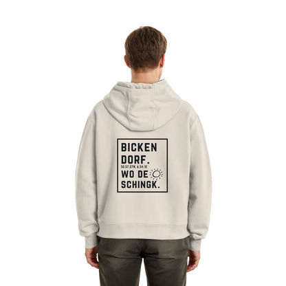 Wo de Sonn schingk - Bickendorf Druck Rücken - Fluffy Boxcut Zipper