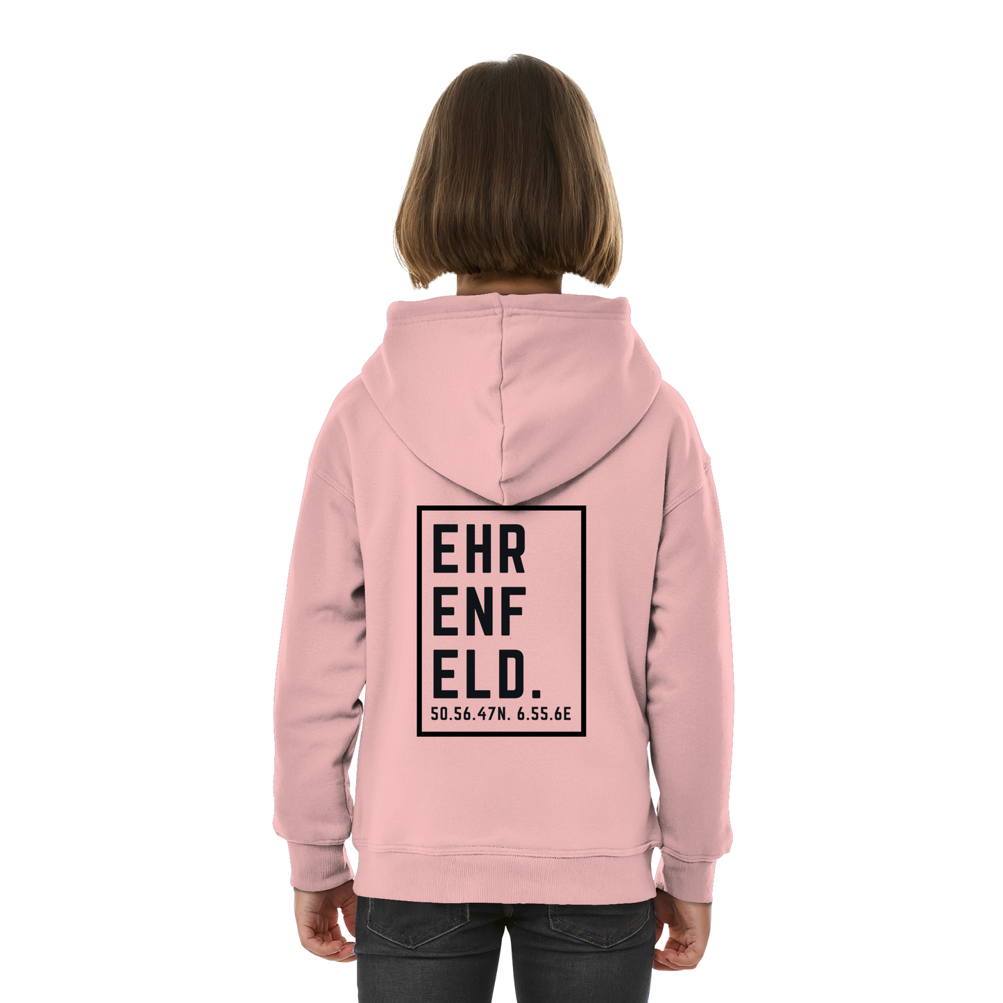 Ehrenfeld Koordinaten (großer Druck auf dem Rücken) - Kids Basic Hoodie