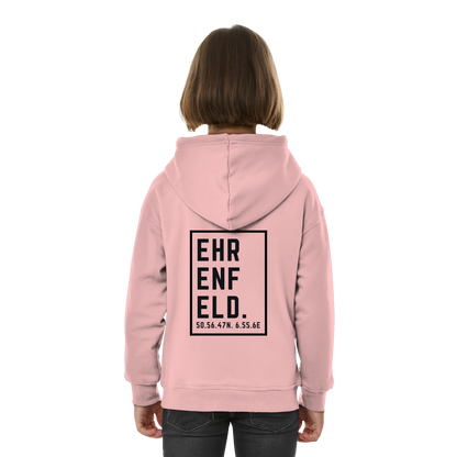 Ehrenfeld Koordinaten (großer Druck auf dem Rücken) - Kids Basic Hoodie