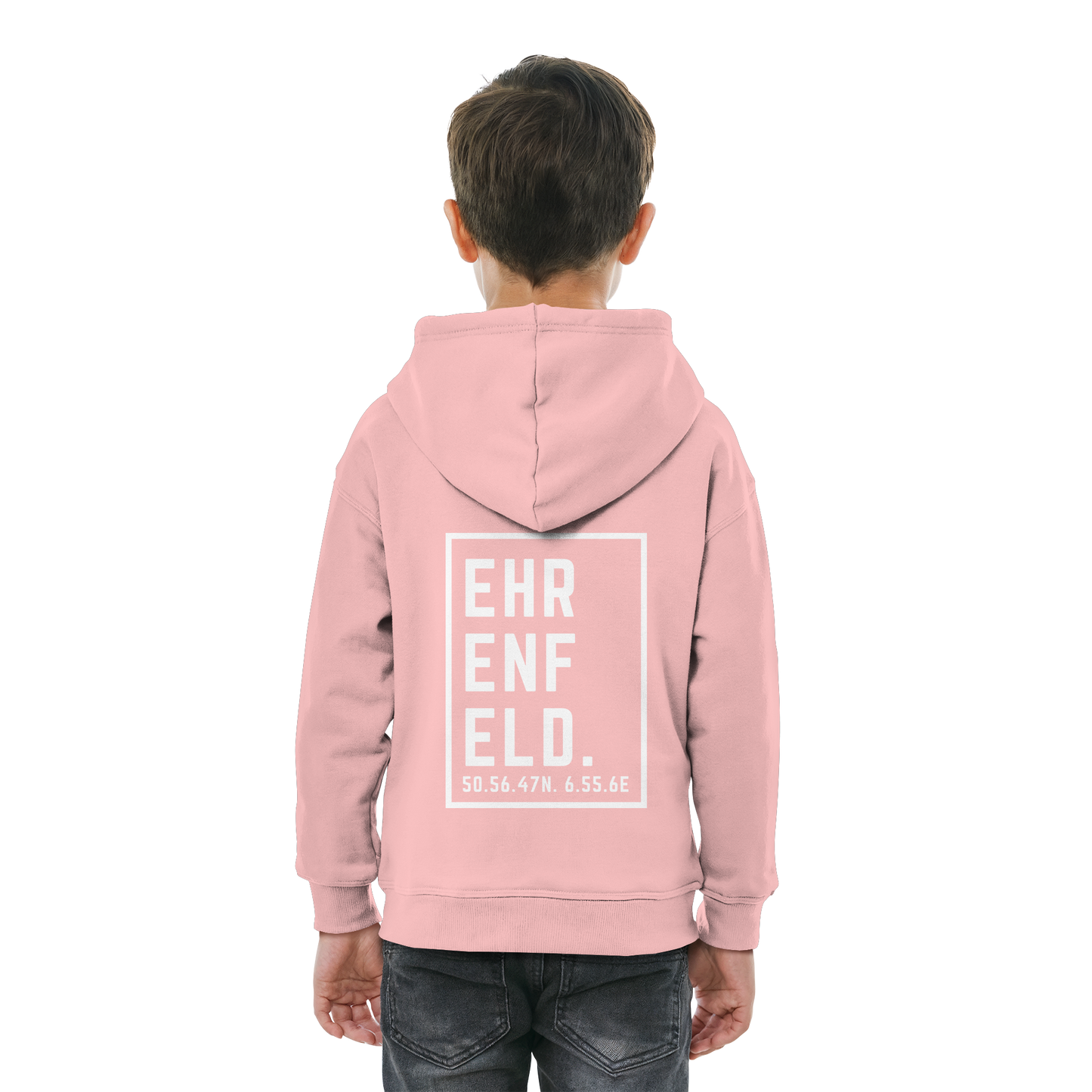 Ehrenfeld Koordinaten (großer Druck auf dem Rücken) - Kids Basic Hoodie