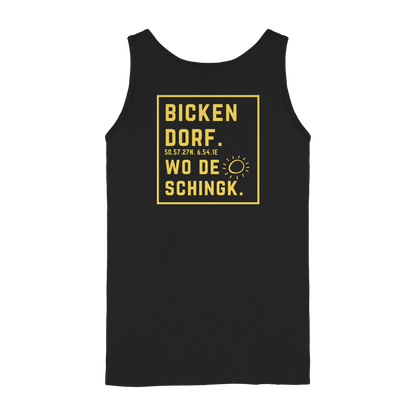 Wo de Sonn schingk - Bickendorf Druck Rücken - Ladies Tank-Top