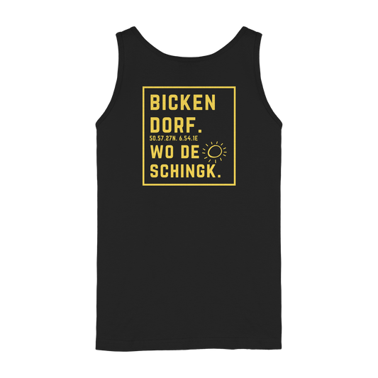 Wo de Sonn schingk - Bickendorf Druck Rücken - Ladies Tank-Top