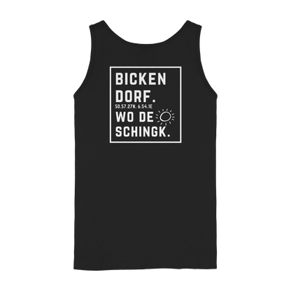 Wo de Sonn schingk - Bickendorf Druck Rücken - Ladies Tank-Top