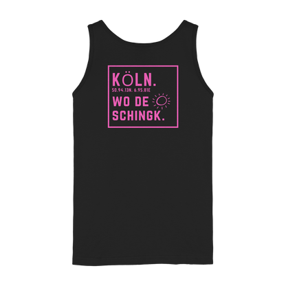 Wo de Sonn schingk - Köln Druck Rücken - Ladies Tank-Top