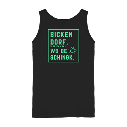 Wo de Sonn schingk - Bickendorf Druck Rücken - Ladies Tank-Top
