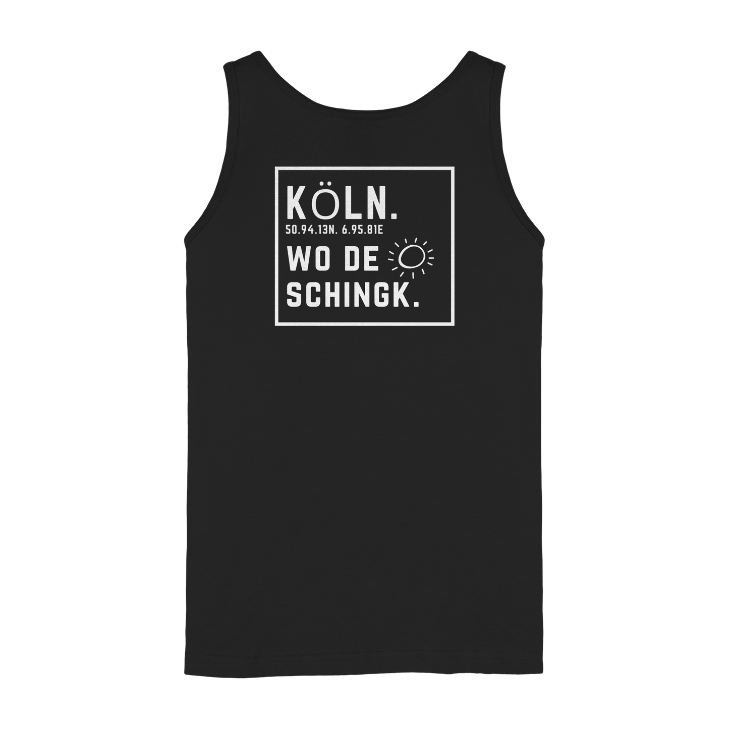 Wo de Sonn schingk - Köln Druck Rücken  - Ladies Tank-Top