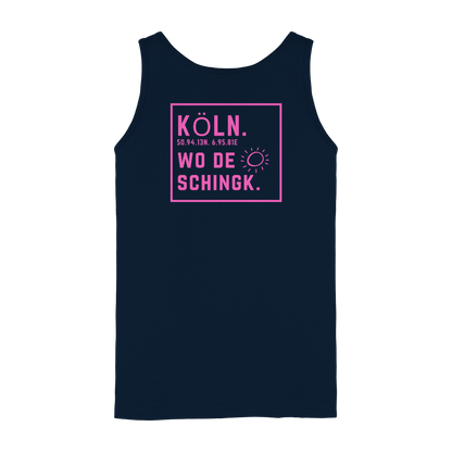 Wo de Sonn schingk - Köln Druck Rücken - Ladies Tank-Top