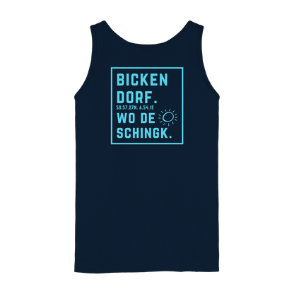 Wo de Sonn schingk - Bickendorf Druck Rücken - Ladies Tank-Top
