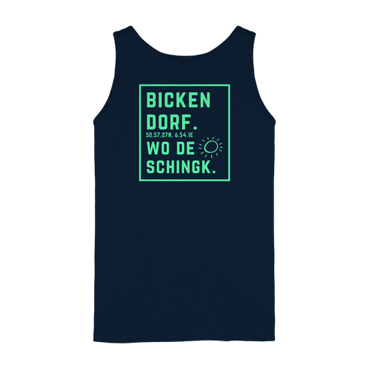 Wo de Sonn schingk - Bickendorf Druck Rücken - Ladies Tank-Top
