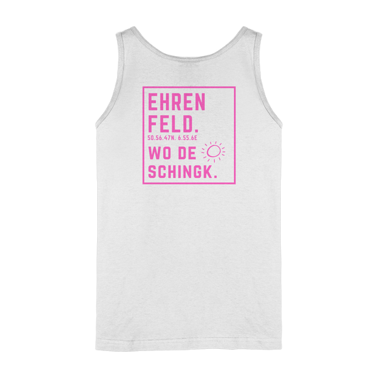 Wo de Sonn schingk - Ehrenfeld Druck Rücken  - Ladies Tank-Top