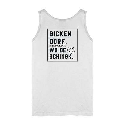 Wo de Sonn schingk - Bickendorf Druck Rücken - Ladies Tank-Top