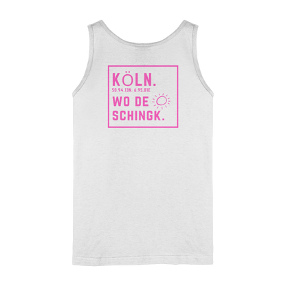 Wo de Sonn schingk - Köln Druck Rücken - Ladies Tank-Top