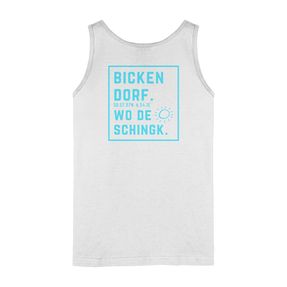 Wo de Sonn schingk - Bickendorf Druck Rücken - Ladies Tank-Top