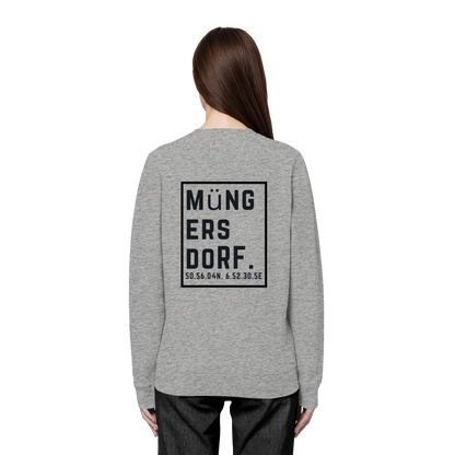 Müngersdorf Koordinaten (großer Druck auf dem Rücken) - Organic Basic Unisex Sweatshirt