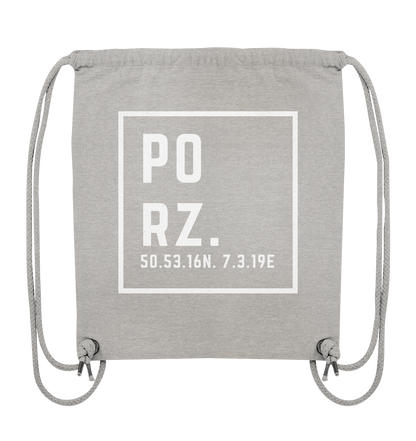 Porz Koordinaten (Druck)  - Organic Gym-Bag