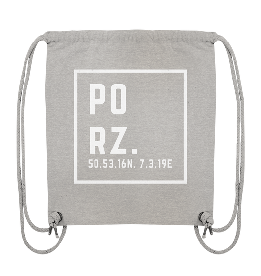 Porz Koordinaten (Druck)  - Organic Gym-Bag