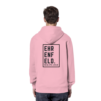 Ehrenfeld Koordinaten (großer Druck auf dem Rücken) - Organic Hoodie