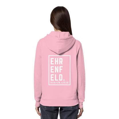 Ehrenfeld Koordinaten (großer Druck auf dem Rücken) - Organic Hoodie