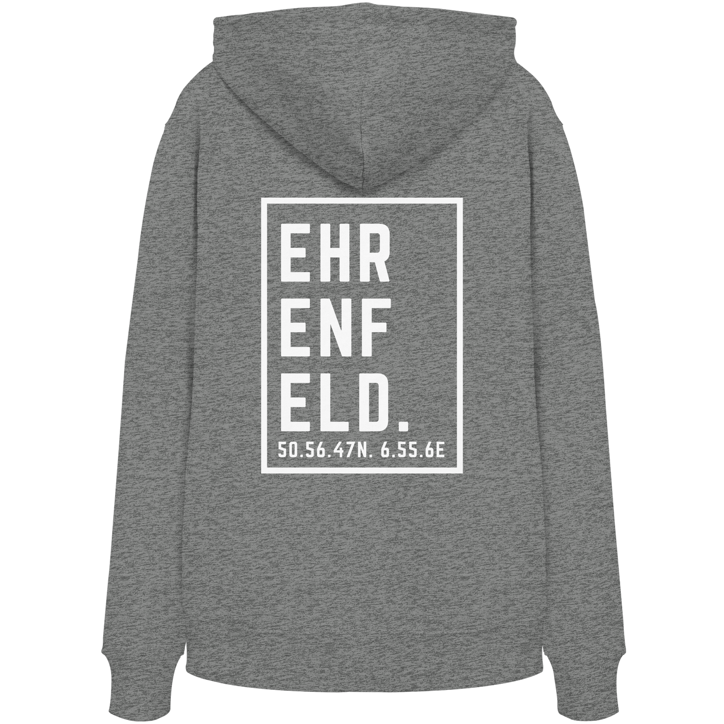 Ehrenfeld Koordinaten (großer Druck auf dem Rücken) - Organic Hoodie