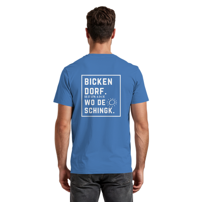 Wo de Sonn schingk - Bickendorf Druck Rücken - Premium Classic T-Shirt