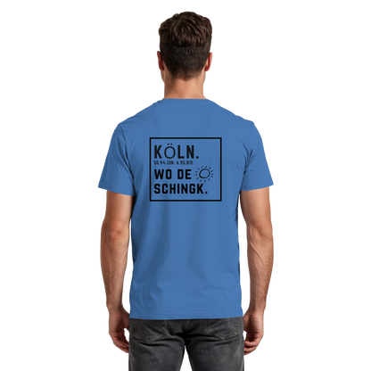 Wo de Sonn schingk - Köln Druck Rücken  - Premium Classic T-Shirt
