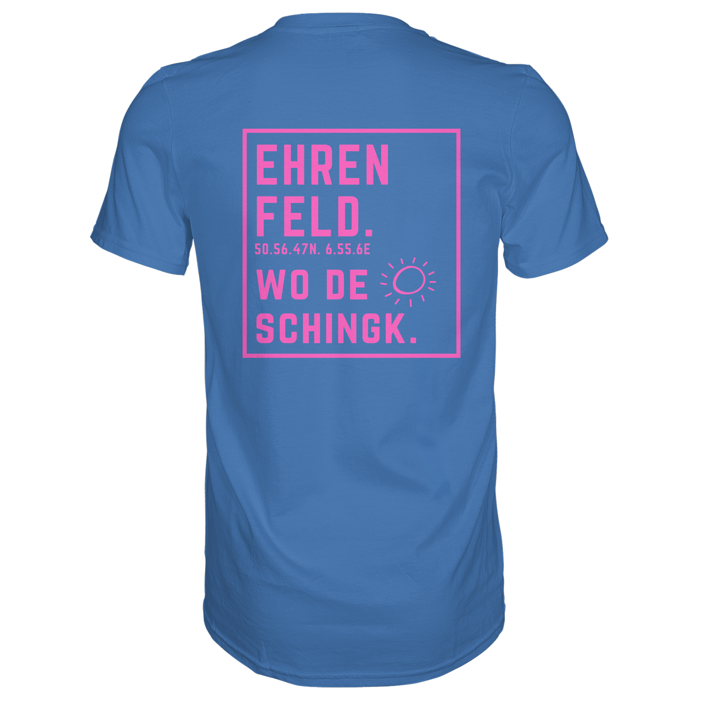 Wo de Sonn schingk - Ehrenfeld Druck Rücken  - Premium Classic T-Shirt
