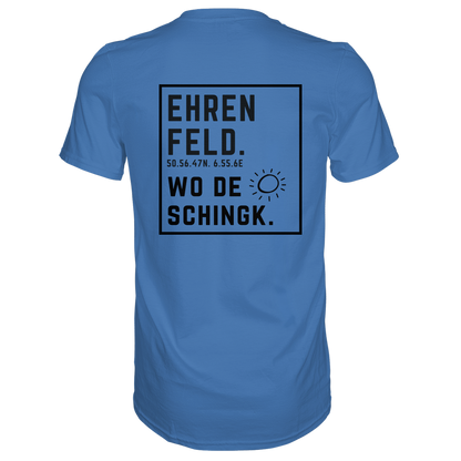 Wo de Sonn schingk - Ehrenfeld Druck Rücken - Premium Classic T-Shirt