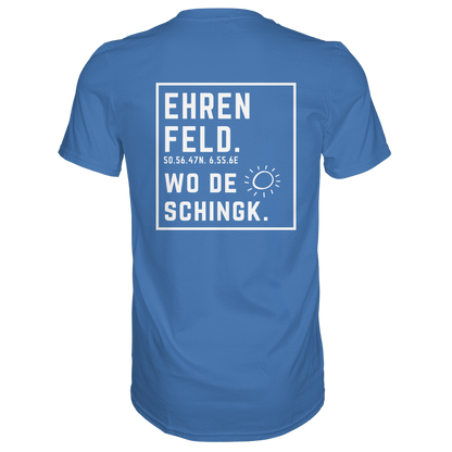 Wo de Sonn schingk - Ehrenfeld Druck Rücken  - Premium Classic T-Shirt