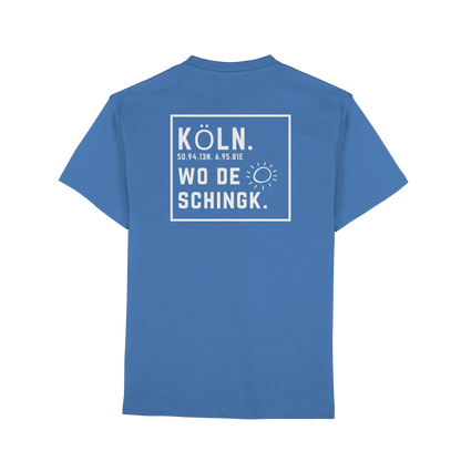 Wo de Sonn schingk - Köln Druck Rücken  - Premium Classic T-Shirt