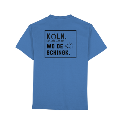 Wo de Sonn schingk - Köln Druck Rücken  - Premium Classic T-Shirt