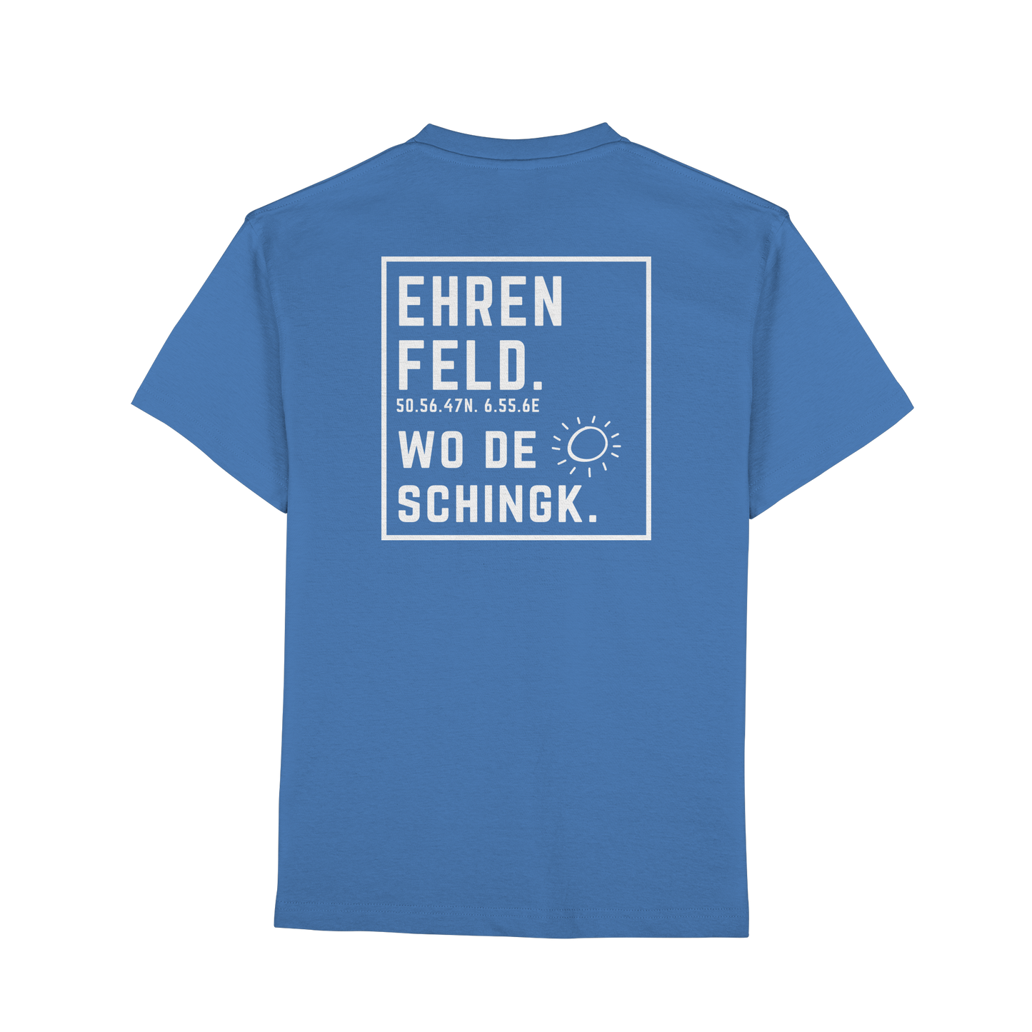 Wo de Sonn schingk - Ehrenfeld Druck Rücken  - Premium Classic T-Shirt