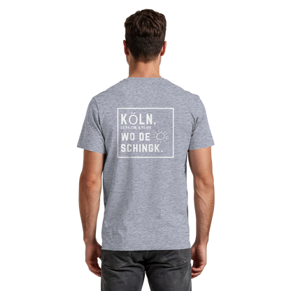 Wo de Sonn schingk - Köln Druck Rücken  - Premium Classic T-Shirt