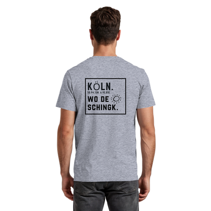Wo de Sonn schingk - Köln Druck Rücken  - Premium Classic T-Shirt