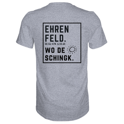 Wo de Sonn schingk - Ehrenfeld Druck Rücken - Premium Classic T-Shirt