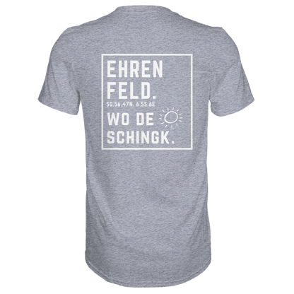 Wo de Sonn schingk - Ehrenfeld Druck Rücken  - Premium Classic T-Shirt