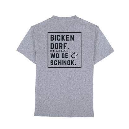 Wo de Sonn schingk - Bickendorf Druck Rücken - Premium Classic T-Shirt